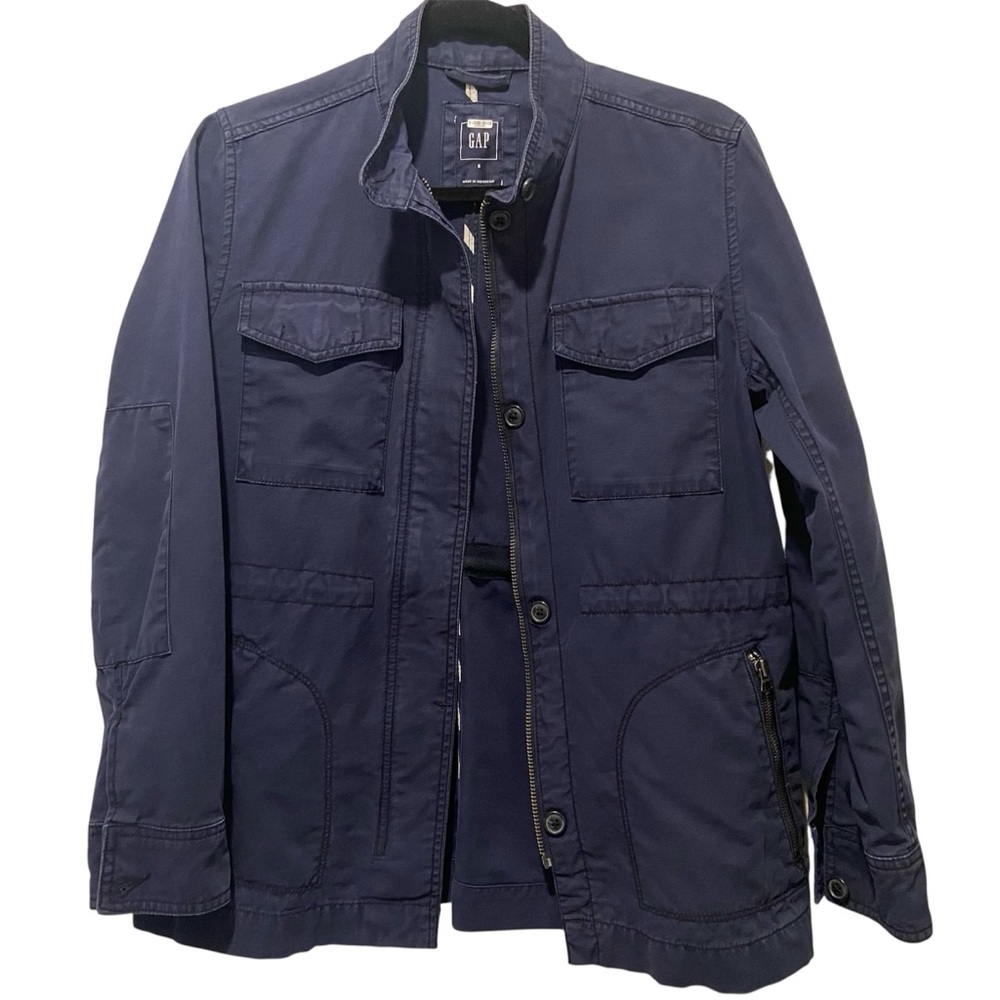 GAP Women’s Utility Field Jacket Navy Blue Size S